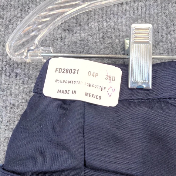 FedEx Stan Herman Womens Reflective Uniform Pants Blue Size 04P-35U Pockets - Picture 10 of 11